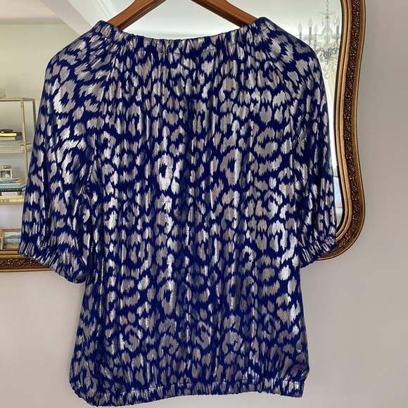 Trina Turk silk printed blouse - Picture 3 of 4